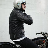 May club -【Addict Clothes】AD-04 Sheepskin Resistance Jacket - Black(茶芯)